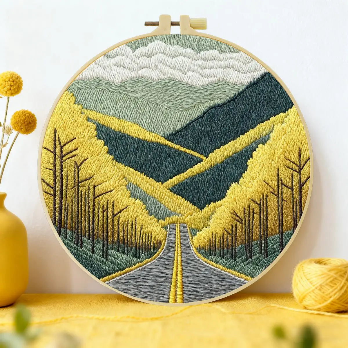Leaves Embroidery Kit