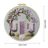 Lavender Cottage Embroidery Kit Kits For Stitchers