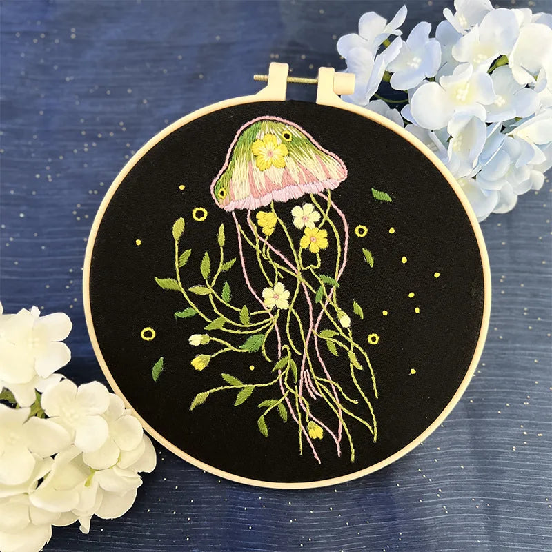 Jellyfish Embroidery Starter Kit