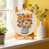 Retro Vase Embroidery Starter Kit