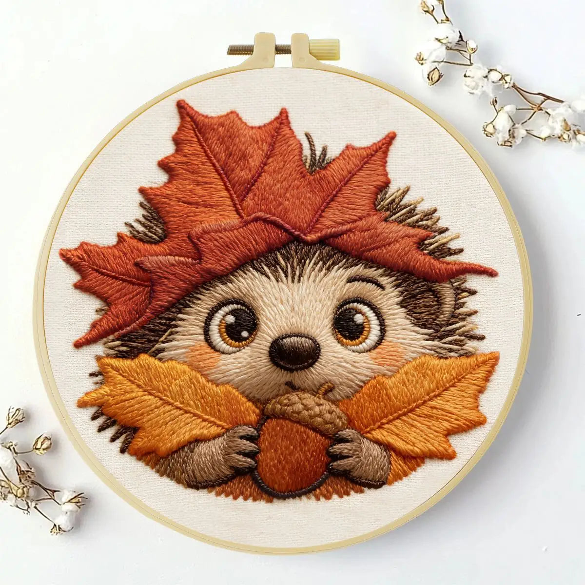 Hedgehog Embroidery Starter Kit