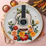Floral Violin Embroidery Starter Kit The Stichers Heavane