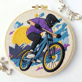 Mountain Bike Embroidery Kit