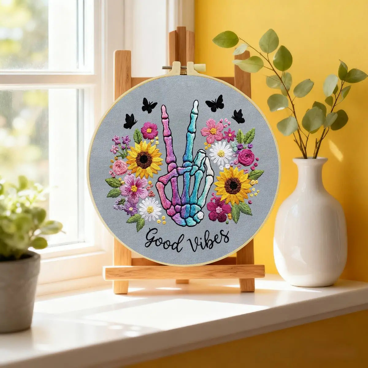 Skeleton Hand Embroidery Starter Kit