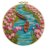 Sea of Flowers Embroidery Kit