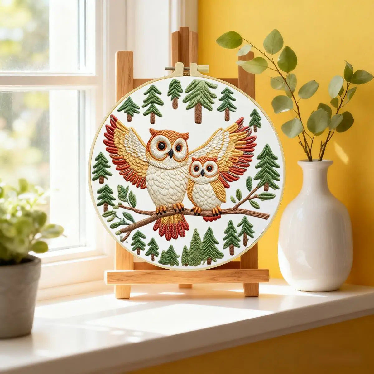 Owl Embroidery Kit