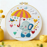 Baby Elephant Embroidery Kit
