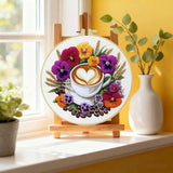 Coffee Moment Embroidery Kit