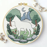 White Wolf Embroidery Starter Kit