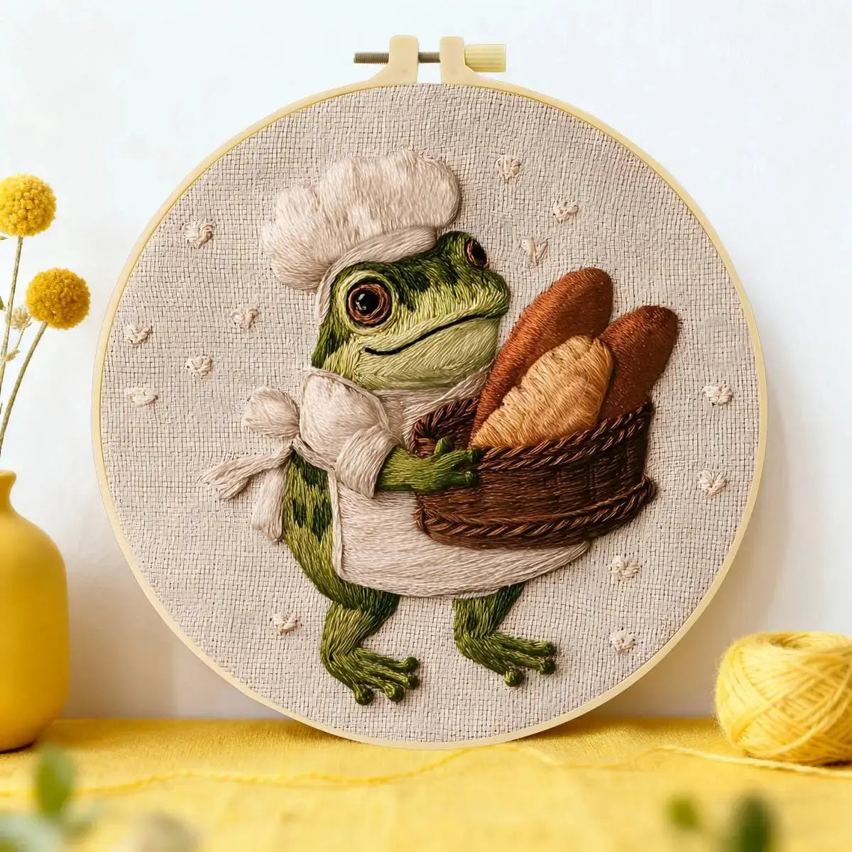 Baker Frog Embroidery Kit Kits For Stitchers