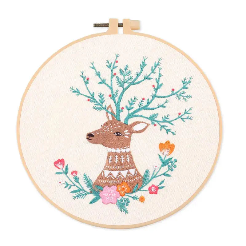 Woodland Animal Hand Embroidery Kit The Stichers Heavane