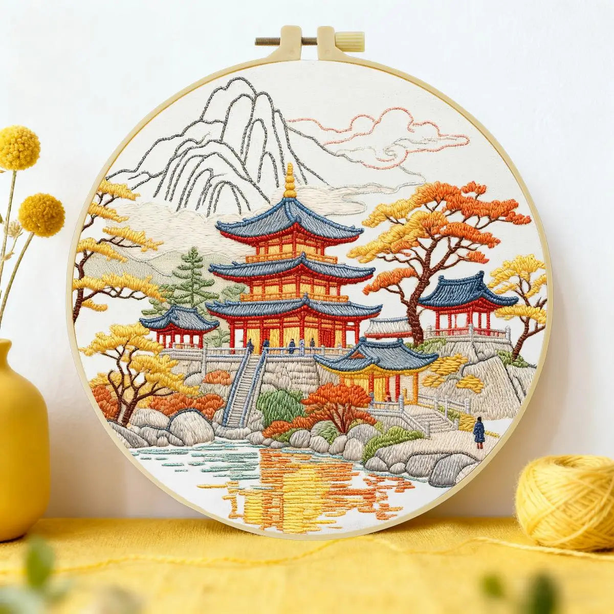 Leaves Embroidery Kit