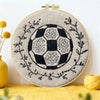 Hand-Embroidered Soccer Ball Wall Art – Football Hoop Decor