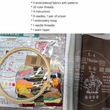 4-Stage Beginner Embroidery Learning Kit Kits For Stitchers