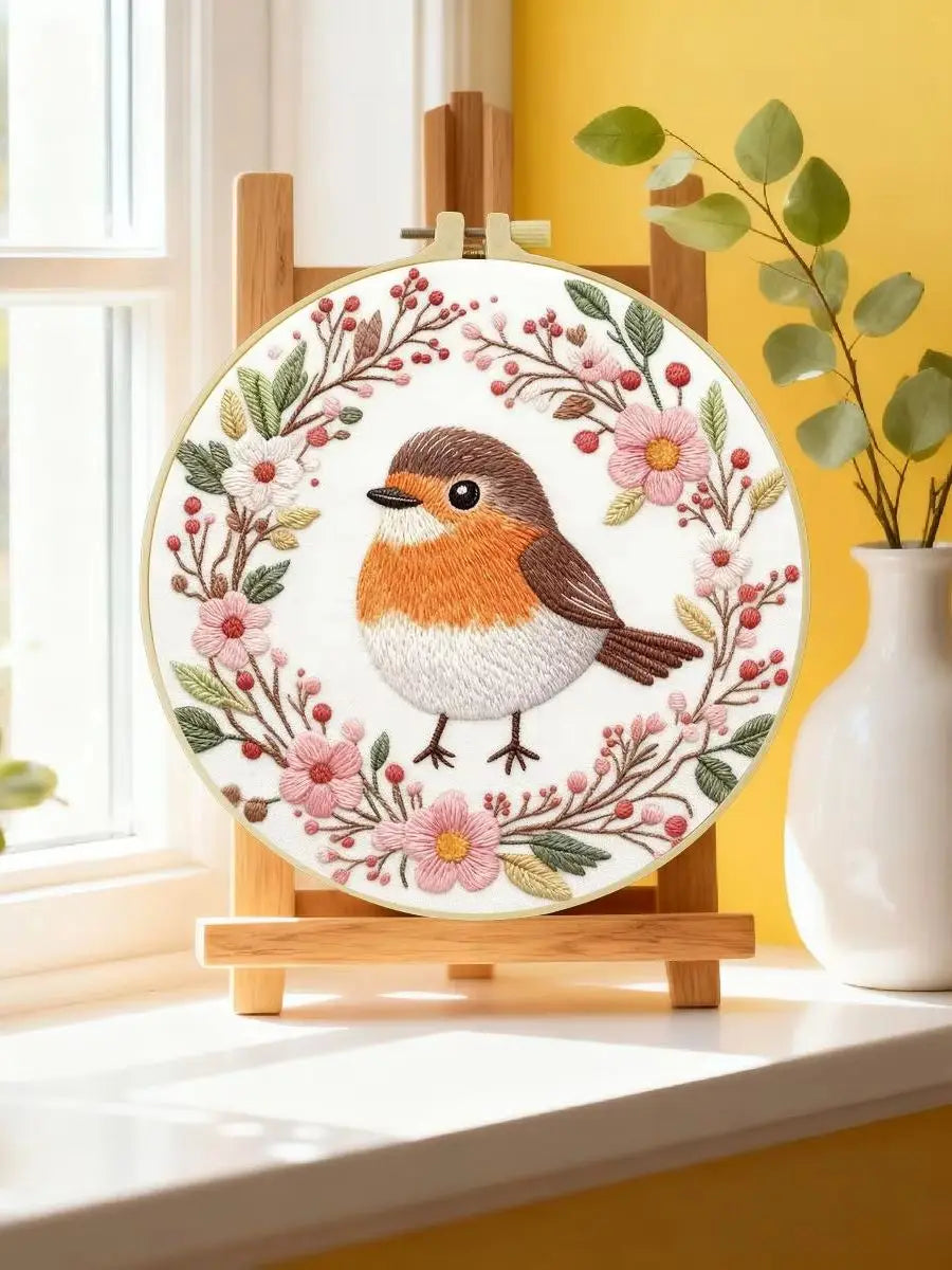 Bird Embroidery Kit