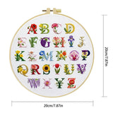 Floral Alphabet Embroidery Sampler Kit Kits For Stitchers