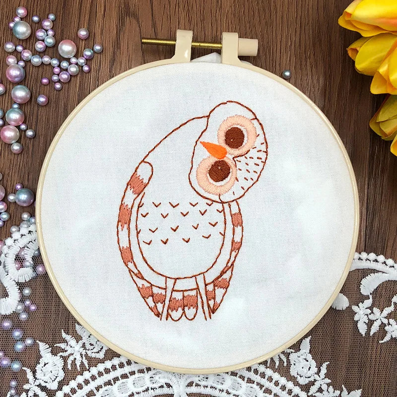 Animal Friends Beginner Embroidery Kit Kits For Stitchers