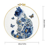 Cat Hand Embroidery Kit The Stichers Heavane