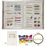 Embroidery Stitch Practice Book Kits For Stitchers