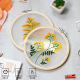 Transparent Double-Sided Flower Embroidery Starter Kit The Stichers Heavane