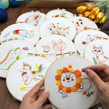 Animal Friends Beginner Embroidery Kit Kits For Stitchers