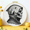 Grim Reaper Embroidery DIY Kit – Gothic Skull Beginner Stitching Kit with Hoop, Pattern & Threads The Stichers Heavane