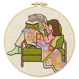 Cozy Reading Corner Embroidery Kit Kits For Stitchers