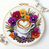 Coffee Moment Embroidery Kit