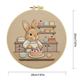 Rabbit Cake Maker Embroidery Starter Kit