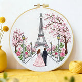 Springtime Paris Love Embroidery Kit 🌸🗼💕 Kits For Stitchers