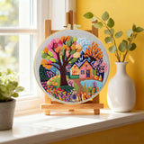 Forest Cabin Embroidery Starter Kit