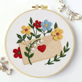 Love Letter & Wildflowers Embroidery Kit Kits For Stitchers