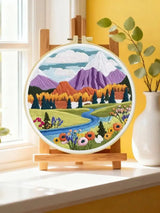 Mountain Meadow Embroidery Kit Kits For Stitchers