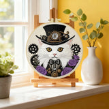 Punk Cat Embroidery Kit