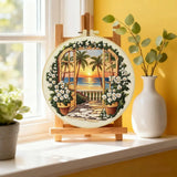 Sunset Paradise Embroidery Kit Kits For Stitchers
