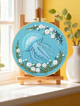 Floral Jellyfish Embroidery Kit Kits For Stitchers