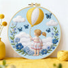 Balloon Girl Embroidery Starter Kit
