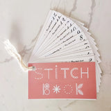 Embroidery Stitch Guide Book Kits For Stitchers