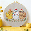 Three Chickens Embroidery Starter Kit