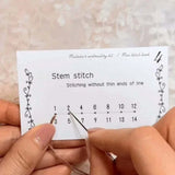 Embroidery Stitch Guide Book Kits For Stitchers