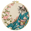 Kimono Cat Hand Embroidery Kit