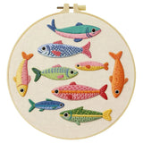 Colorful Fish Embroidery Kit Kits For Stitchers