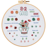 3-Piece Beginner Embroidery Starter Kit Kits For Stitchers
