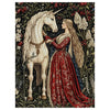 Enchanted Unicorn & Lady Cross Stitch Kit 🦄🌹✨