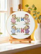 Hardworking Little Bear Embroidery Starter Kit
