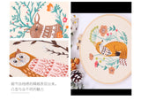 Woodland Animal Hand Embroidery Kit