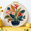 Hand-Embroidered Highland Cow Hoop Art – Farmhouse Wall Decor