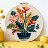 Hand-Embroidered Highland Cow Hoop Art – Farmhouse Wall Decor
