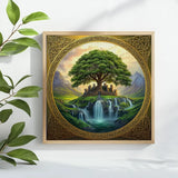 Celtic Tree of Life Fantasy Cross Stitch Kit 🌳🏰✨