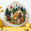 Birthday Bear Camp Embroidery Kit Kits For Stitchers